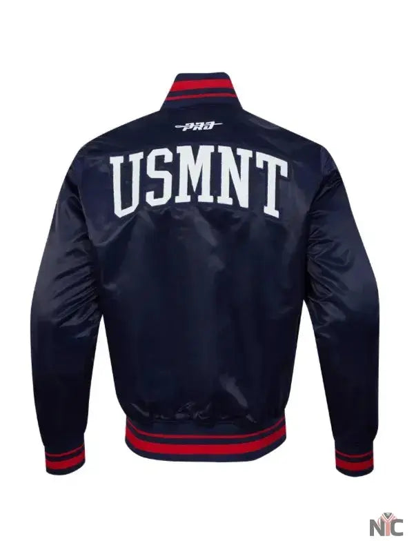 US Soccer 2025 USA Blue Varsity Jacket USA Jackets