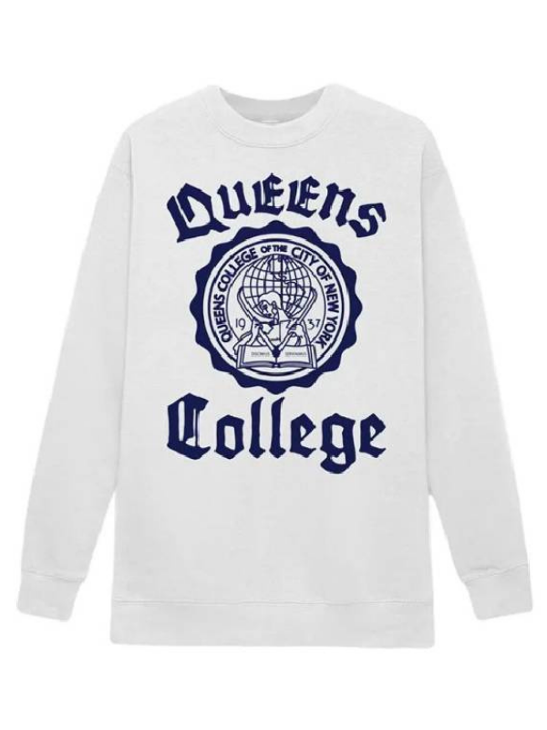 Sarah Jessica Parker Crewneck Queens College Sweatshirt USA Jackets