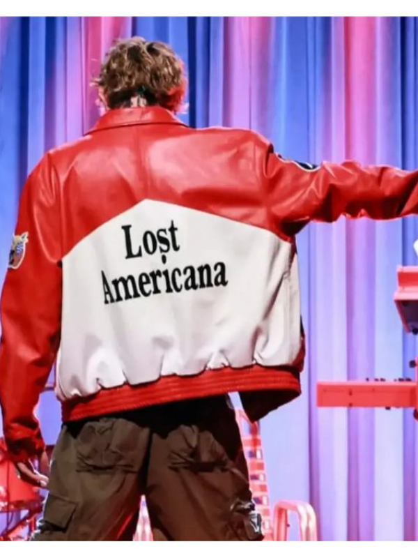 The Tonight Show MGK Lost Americana Red Jacket USA Jackets