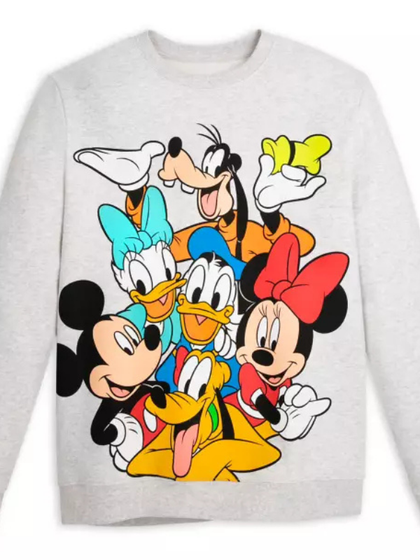Mickey Mouse and Friends Pullover Sweatshirt for Adults USA Jackets
