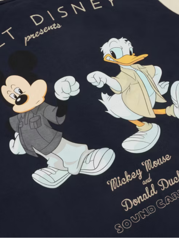 Mickey Mouse and Donald Duck Varsity Jacket For Adults USA Jackets