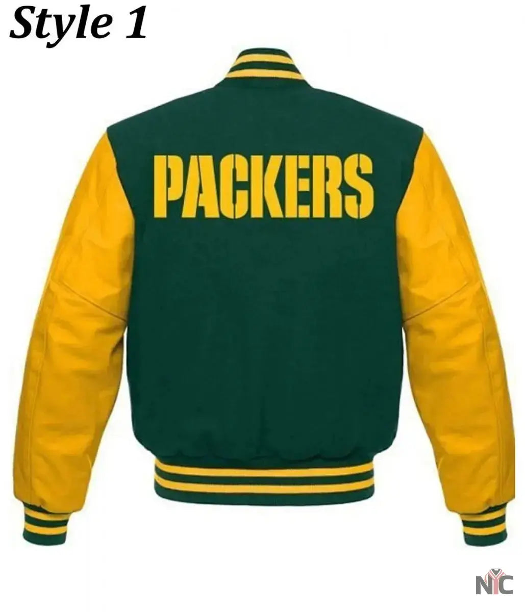 Varsity Green Bay Packers Letterman Jacket USA Jackets