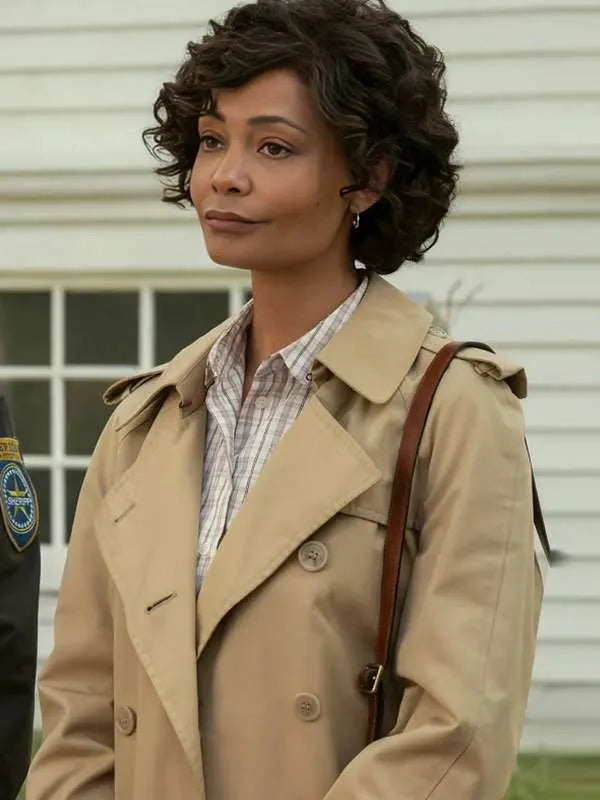 Wednesday S02 Thandiwe Newton Trench Coat USA Jackets