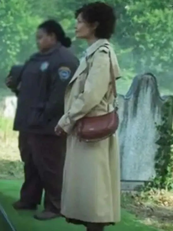 Wednesday S02 Thandiwe Newton Trench Coat USA Jackets