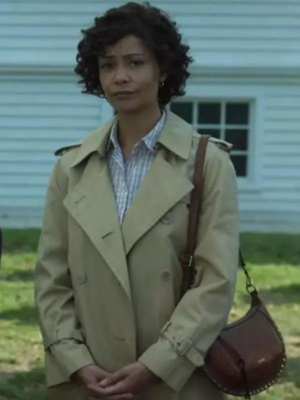 Wednesday S02 Thandiwe Newton Trench Coat USA Jackets