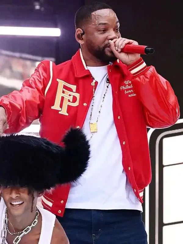Will Smith Summertime Ball Red Varsity Jacket USA Jackets