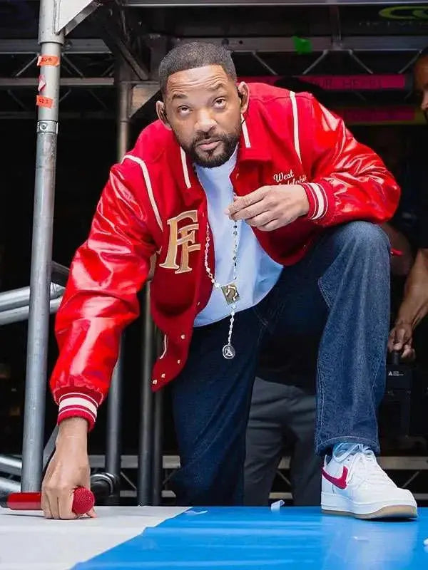 Will Smith Summertime Ball Red Varsity Jacket USA Jackets