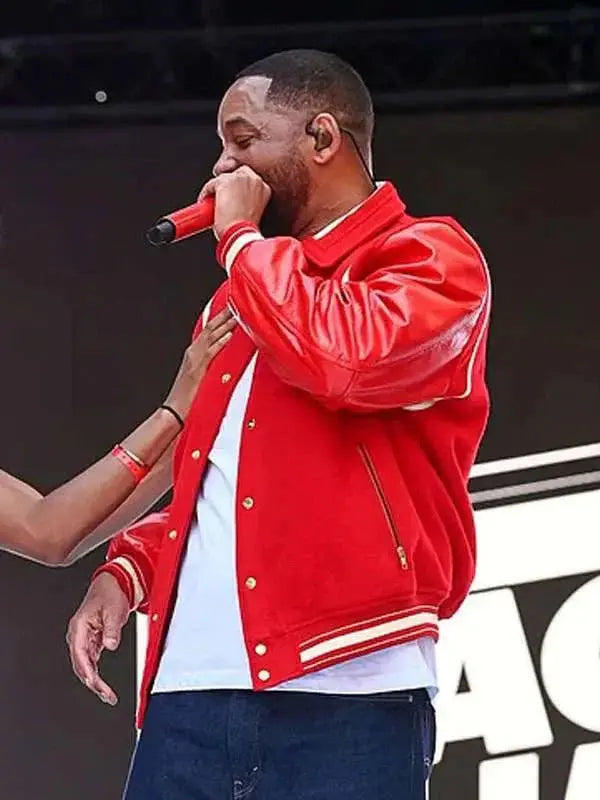 Will Smith Summertime Ball Red Varsity Jacket USA Jackets