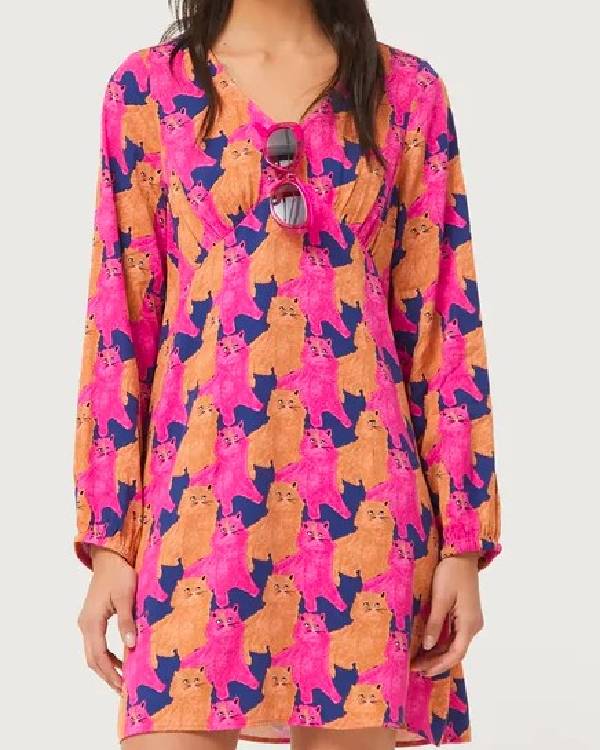 My Life With The Walter Boys Ellie O’Brien Cat Dress USA Jackets