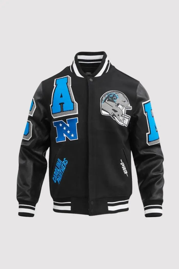Carolina Panthers Mashup Varsity Jacket USA Jackets