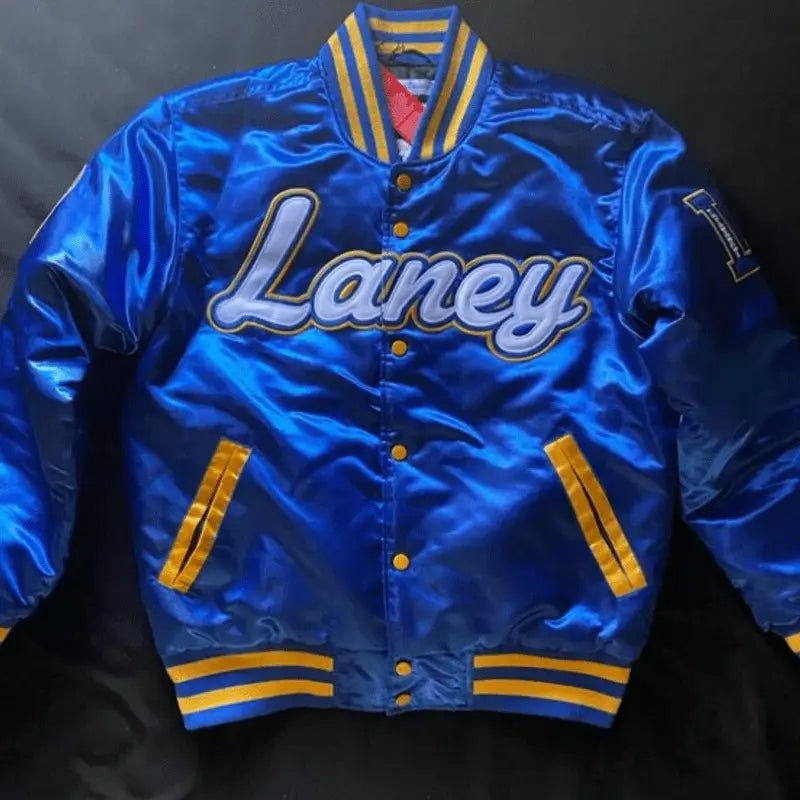 Michael Jordan Laney High School Satin Varsity Jacket USA Jackets