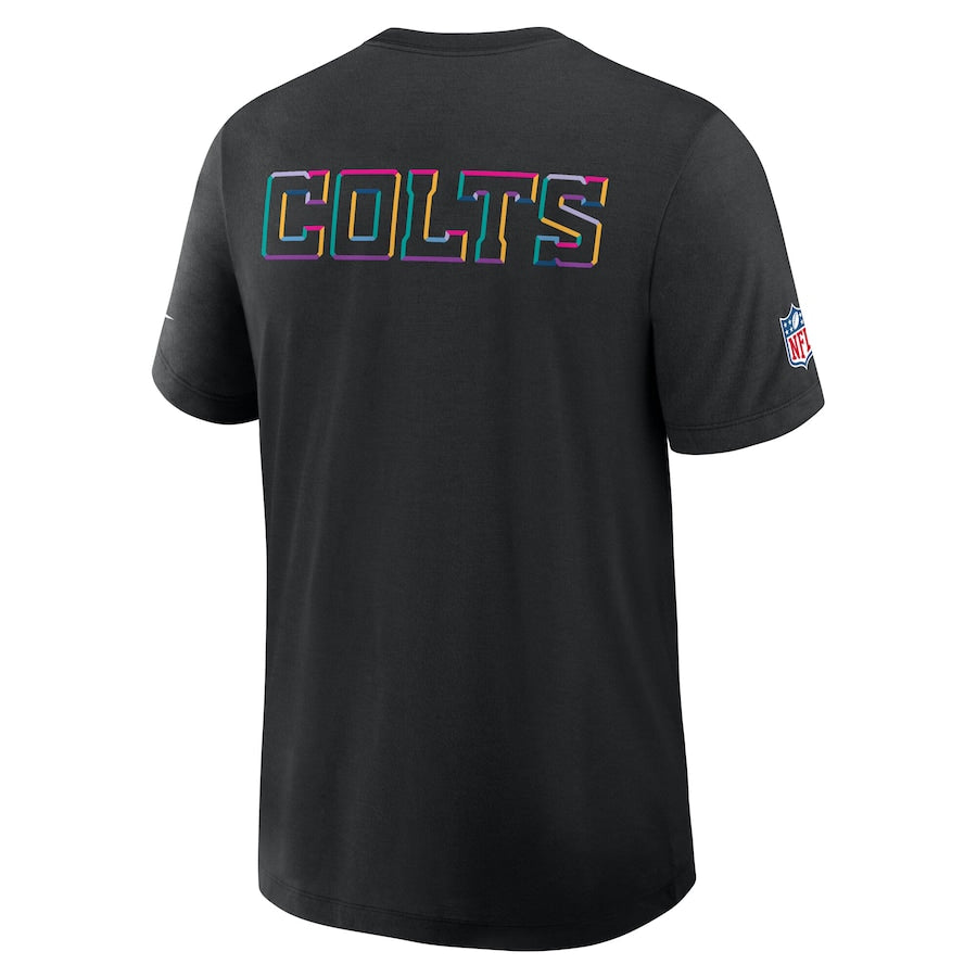 Indianapolis Colts Nike Black 2025 NFL Crucial Catch Tri-Blend Dri-FIT T-Shirt NYC Jackets