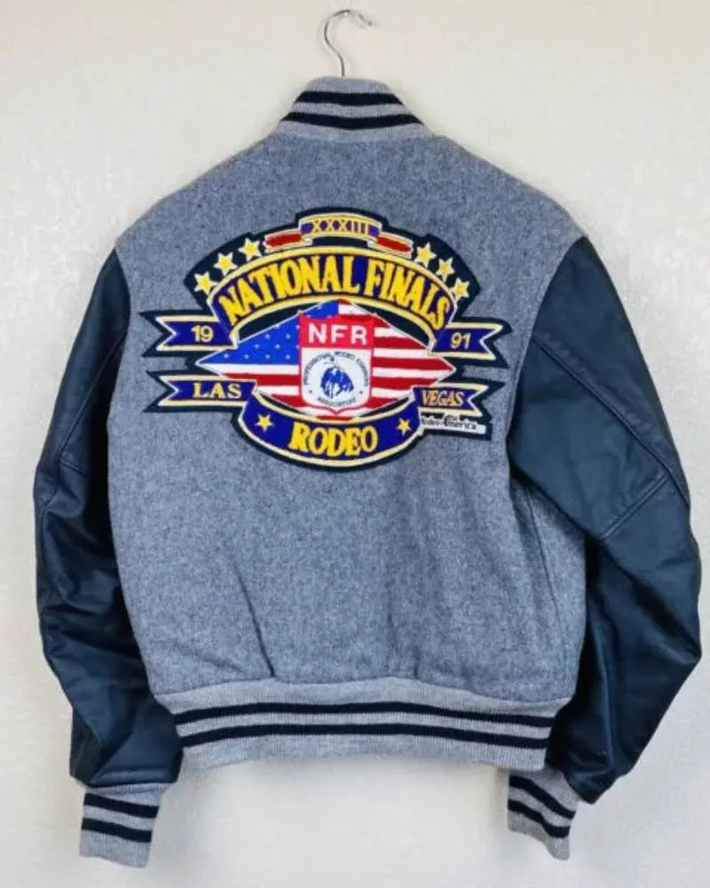 Vintage National Finals Rodeo 1991 Varsity Jacket USA Jackets